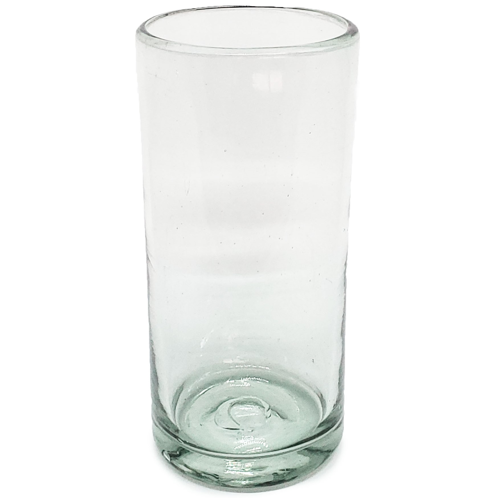 VIDRIO SOPLADO / Juego de 6 vasos Jumbo transparentes, 20 oz, Vidrio Reciclado, Libre de Plomo y Toxinas